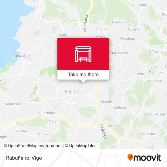 Rabuñeiro map