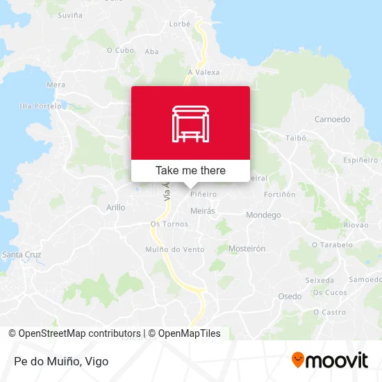 Pe do Muiño map
