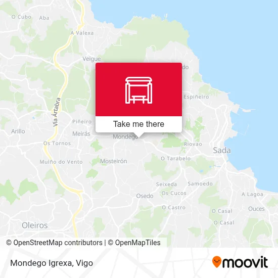 Mondego Igrexa map