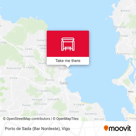 Porto de Sada (Bar Nordeste) map