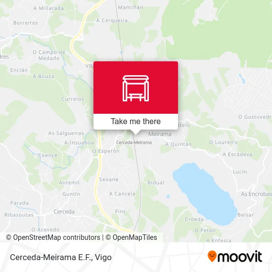 Cerceda-Meirama E.F. map