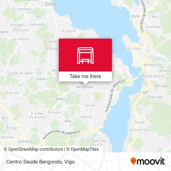 Centro Saude Bergondo map