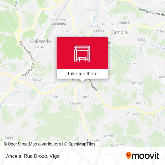 Anceis. Rua Drozo map