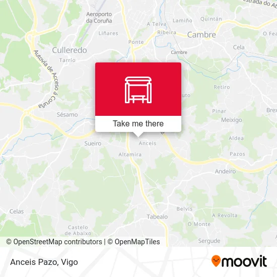 Anceis Pazo map