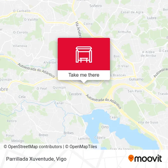 Parrillada Xuventude map