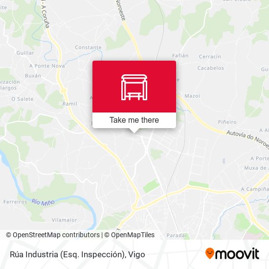 Rúa Industria (Esq. Inspección) map