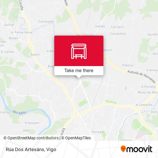 Rúa Dos Artesáns map