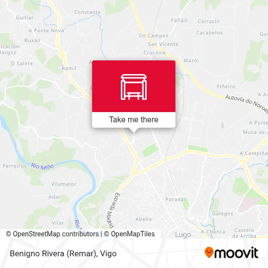 Benigno Rivera (Remar) map