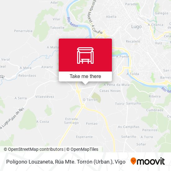Polígono Louzaneta, Rúa Mte. Torrón (Urban.) map
