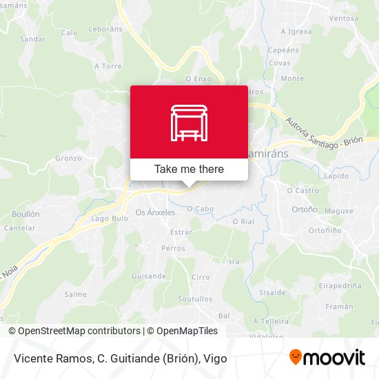 Vicente Ramos, C. Guitiande (Brión) map