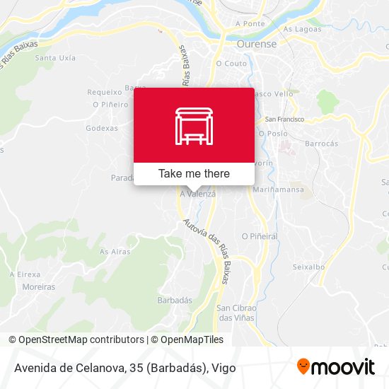 Avenida de Celanova, 35 (Barbadás) map