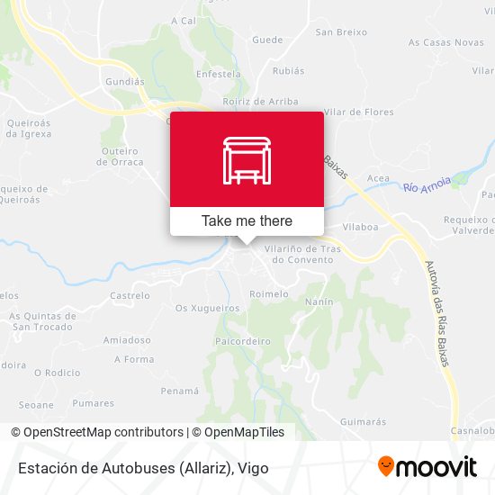 Estación de Autobuses (Allariz) map