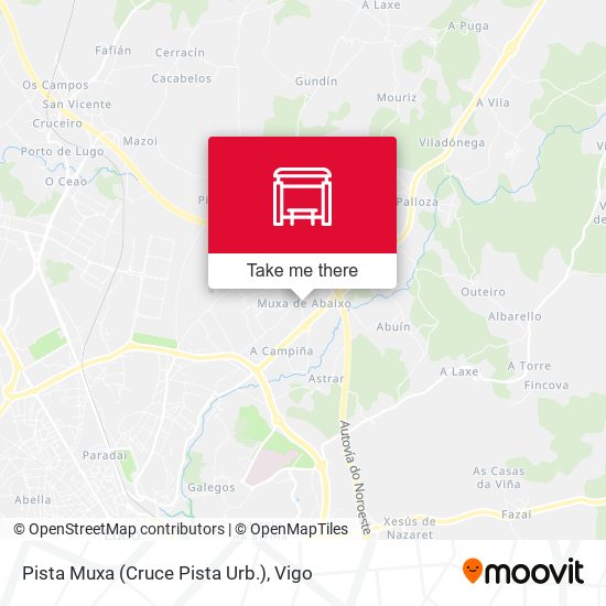 Pista Muxa (Cruce Pista Urb.) map