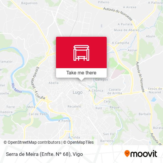 Serra de Meira (Enfte. Nº 68) map