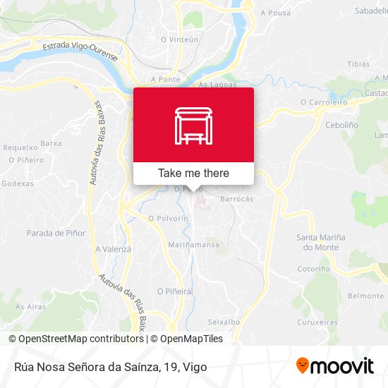 Rúa Nosa Señora da Saínza, 19 map