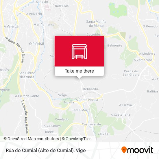 Rúa do Cumial (Alto do Cumial) map