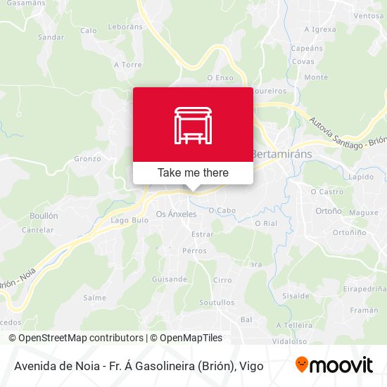 Avenida de Noia - Fr. Á Gasolineira (Brión) map