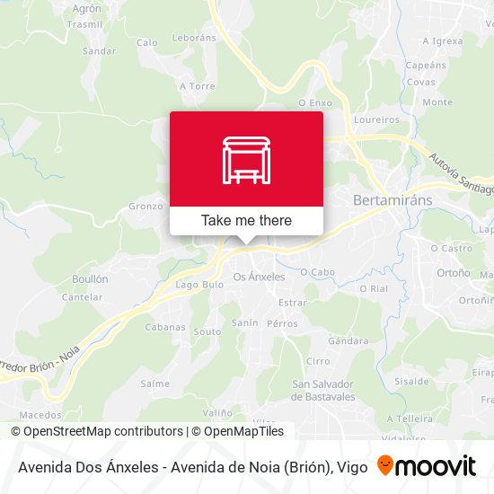 Avenida Dos Ánxeles - Avenida de Noia (Brión) map