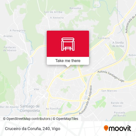 Cruceiro da Coruña, 240 map
