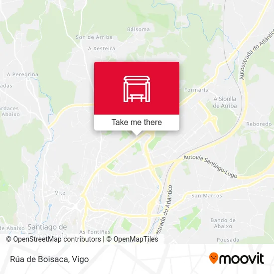 Rúa de Boisaca map