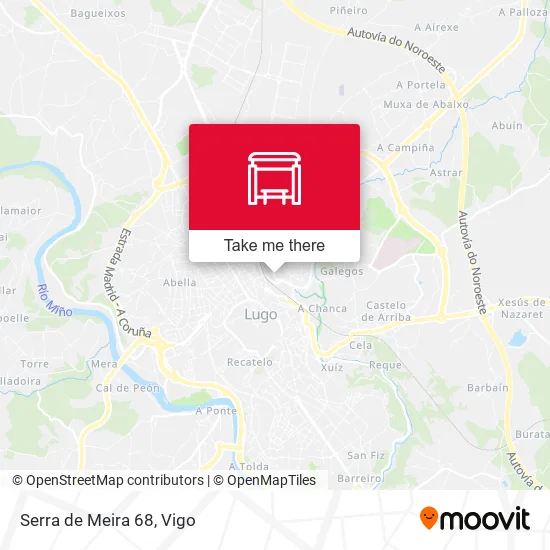 Serra de Meira 68 map