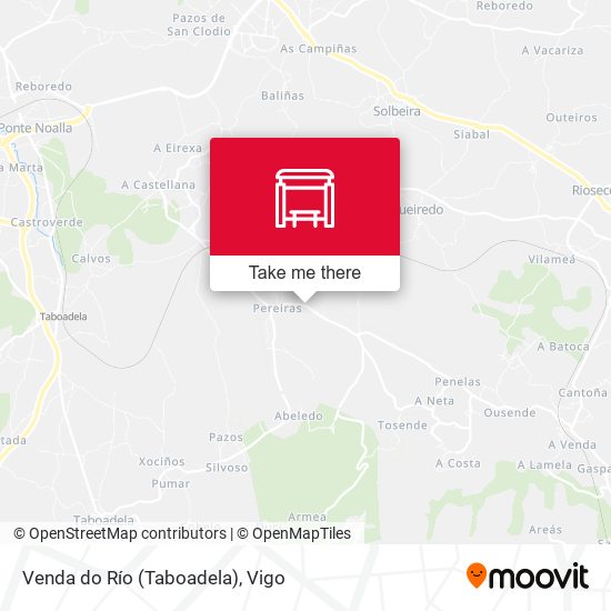 Venda do Río (Taboadela) map