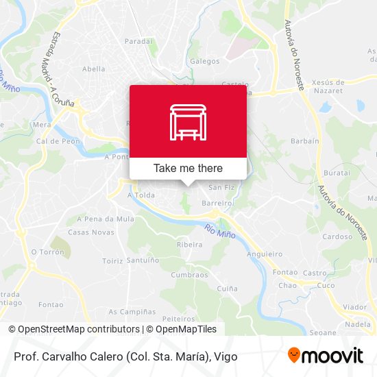 Prof. Carvalho Calero (Col. Sta. María) map