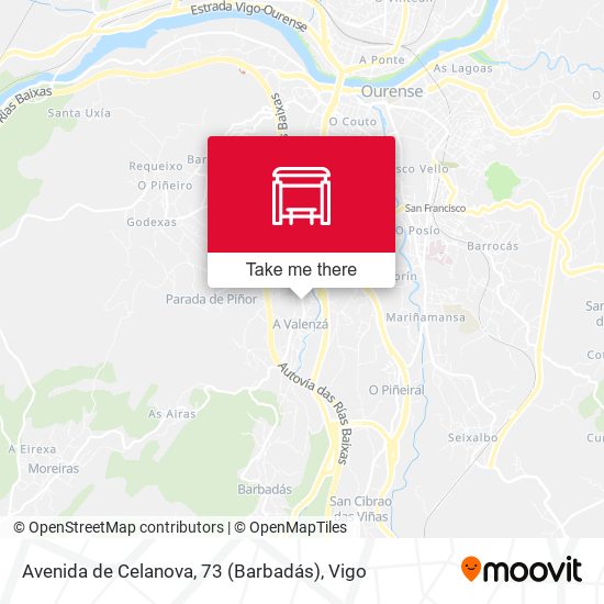 Avenida de Celanova, 73 (Barbadás) map