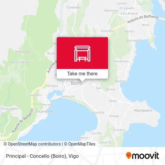 Principal - Concello (Boiro) map