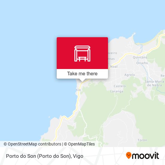 Porto do Son map