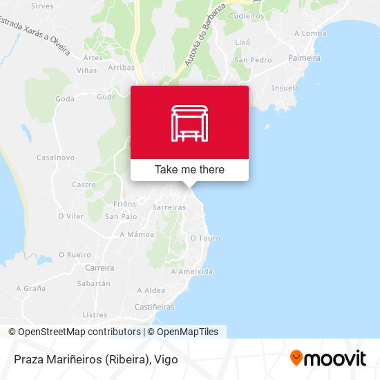 Praza Mariñeiros (Ribeira) map