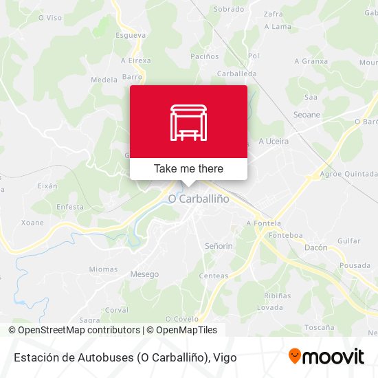 Estación de Autobuses (O Carballiño) map