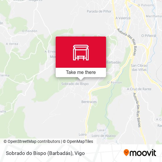 Sobrado do Bispo (Barbadás) map