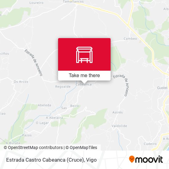Estrada Castro Cabeanca (Cruce) map