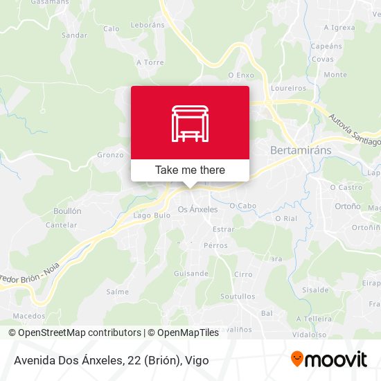 Avenida Dos Ánxeles, 22 (Brión) map