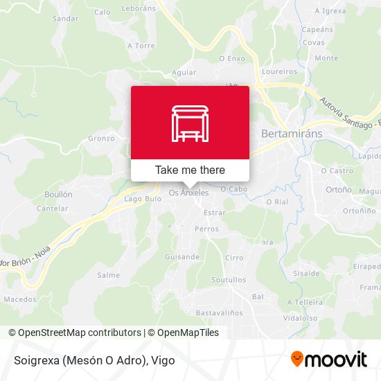 Soigrexa (Mesón O Adro) map