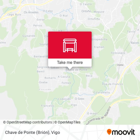 Chave de Ponte (Brión) map