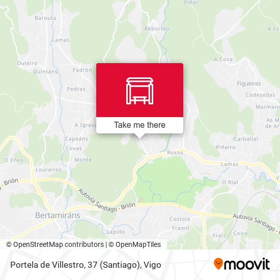 Portela de Villestro, 37 (Santiago) map
