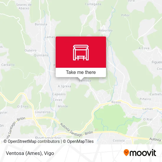 Ventosa (Ames) map