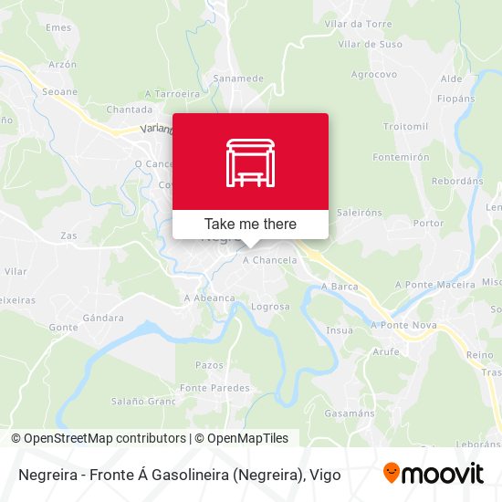Negreira - Fronte Á Gasolineira map