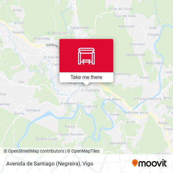 Avenida de Santiago (Negreira) map