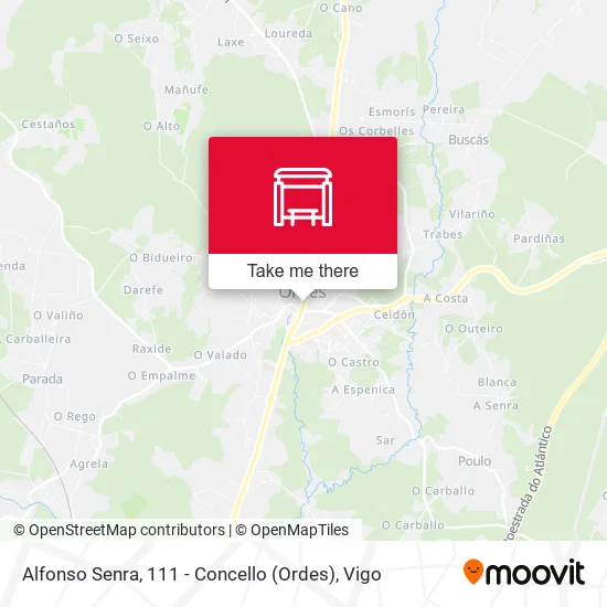 Alfonso Senra, 111 - Concello (Ordes) map