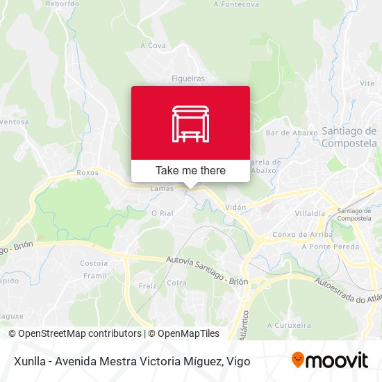 Xunlla - Avenida Mestra Victoria Míguez map