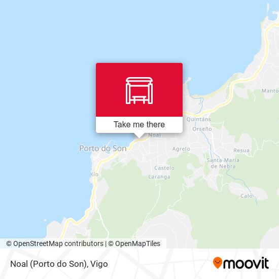 Noal (Porto do Son) map