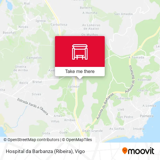 Hospital da Barbanza (Ribeira) map