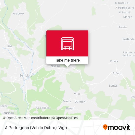 A Pedregosa (Val do Dubra) map