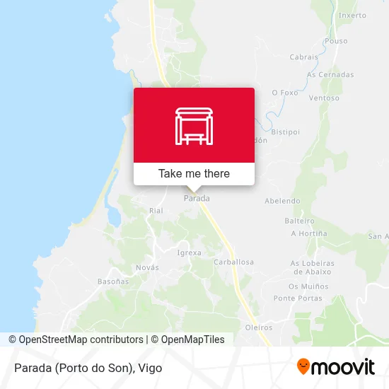 Parada (Porto do Son) map