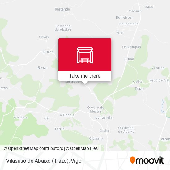 Vilasuso de Abaixo (Trazo) map