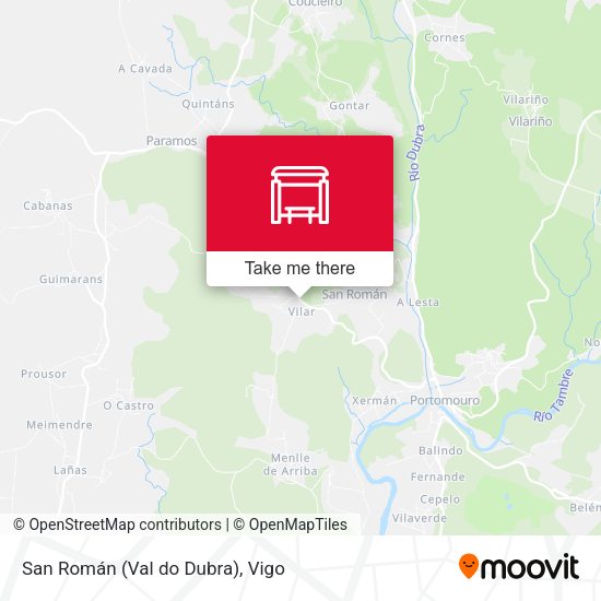 San Román (Val do Dubra) map