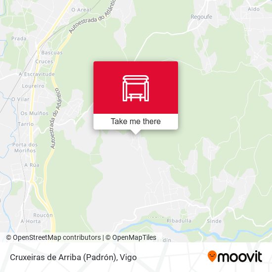 Cruxeiras de Arriba (Padrón) map
